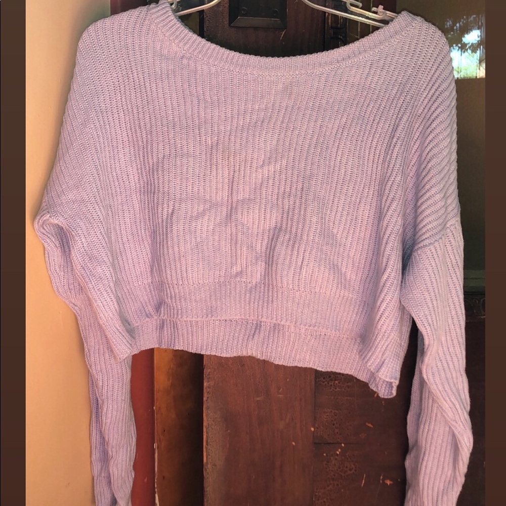 Cropped sweater